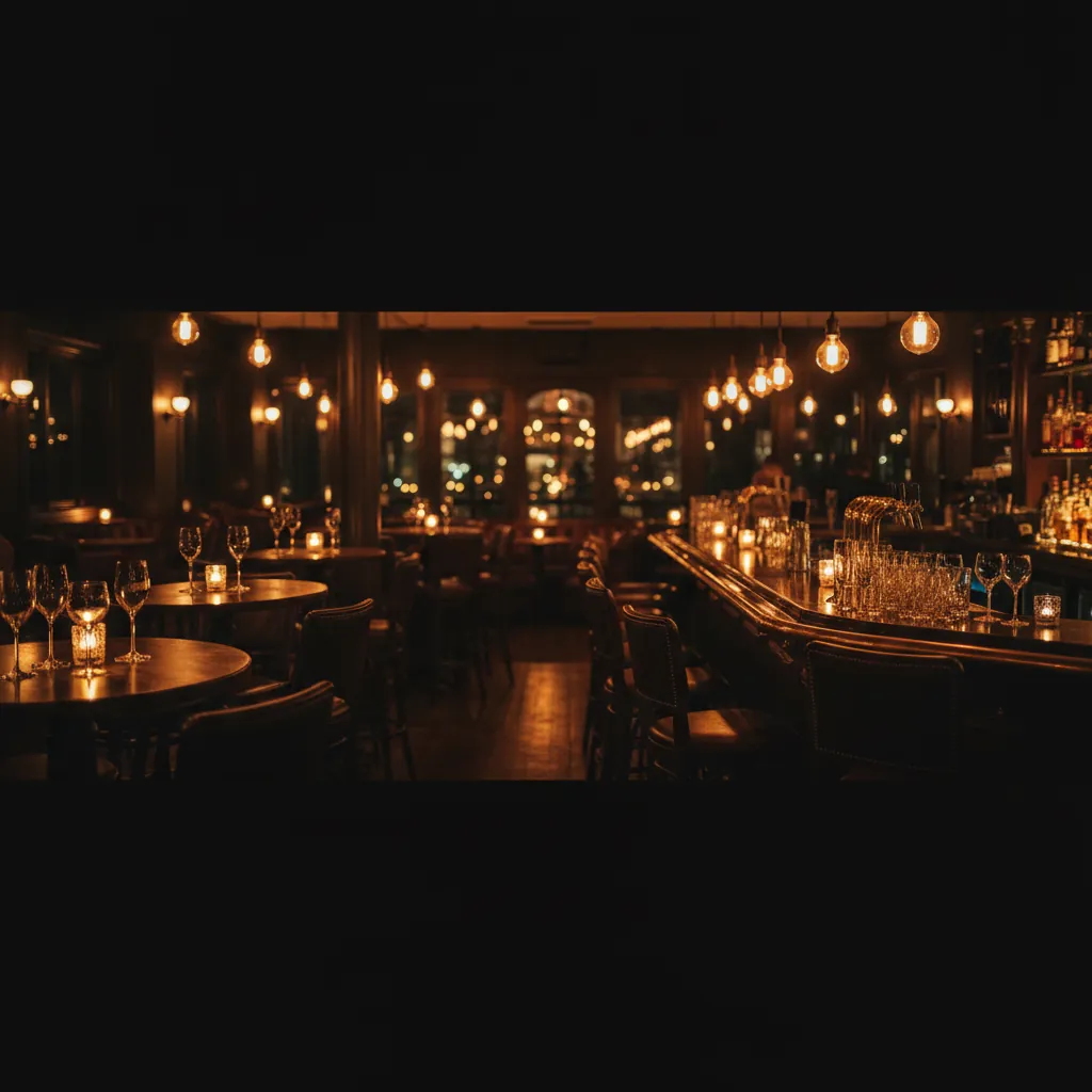 Sfeervolle bar-interieurfoto van Boca Bar & Kitchen